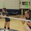 Setter opp på volleyball