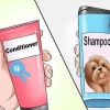 Vasker en shih tzu-valp