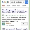 Aktivering av tastaturet med emoji-uttrykksikoner i ios