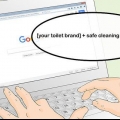 Rengjøring av en flekket toalettskål