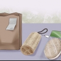 Bruker en loofah