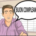 Gratulerer med dagen til noen på italiensk