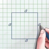Beregne arealet til en firkant ved å bruke diagonalen