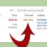 Trekk tilbake et bud på ebay