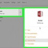 Opprett en database med microsoft access