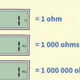 Leser et digitalt ohmmeter