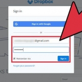 Slett en dropbox-konto