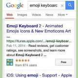 Aktivering av tastaturet med emoji-uttrykksikoner i ios