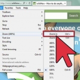 Zoom inn på en pc