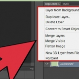 Slå sammen lag i photoshop