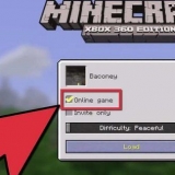 Hvordan spille minecraft multiplayer på en xbox 360
