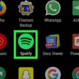 Skjul nylig spilte artister på spotify på android