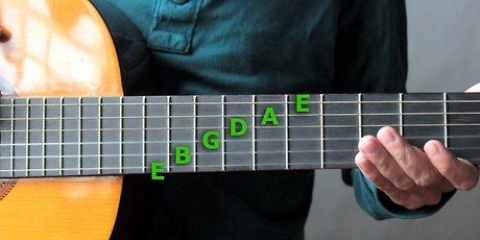 Lær alle notene på en gitar
