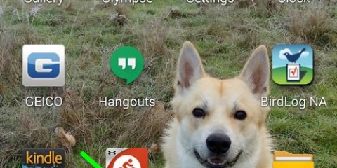 Sletting av apper på en android-enhet