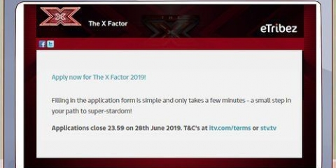 Audition for x factor