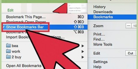Vis bokmerker i chrome