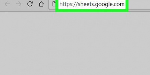 Telle celler i google sheets på en pc