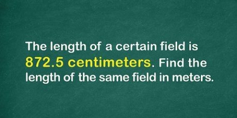 Gjør om centimeter til meter