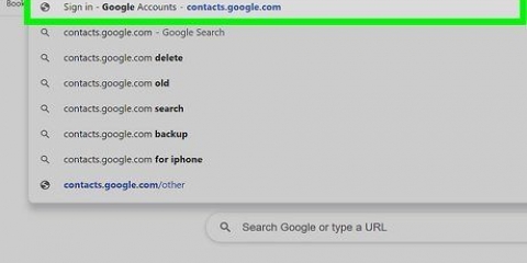Legg til kontakter i gmail