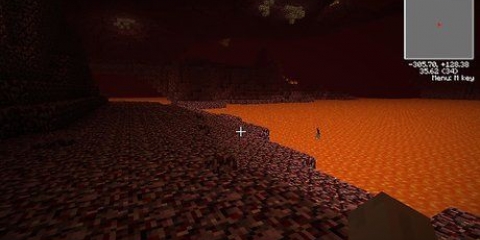 Å få visken til å vises i minecraft