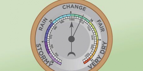 Stille inn et barometer