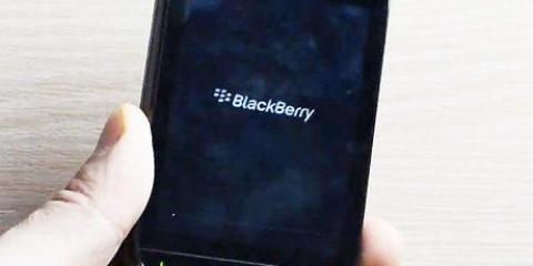 Tilbakestill en blackberry