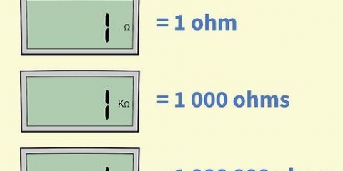 Leser et digitalt ohmmeter