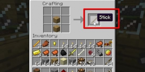Hvordan lage en spak i minecraft