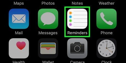 Legg til en påminnelse på en iphone