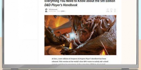 Lag en karakter for dungeons and dragons