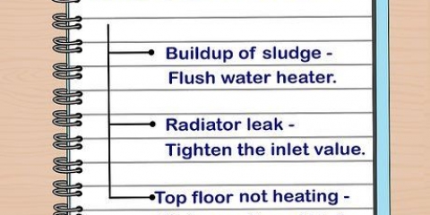 Utlufter en radiator