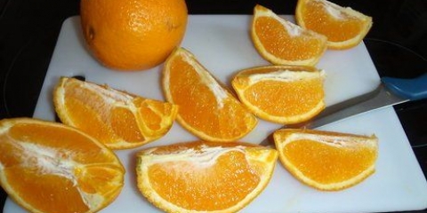 Lage sukkeret appelsinskall