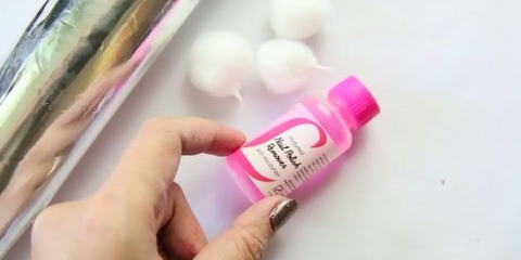 Fjern glitter neglelakk
