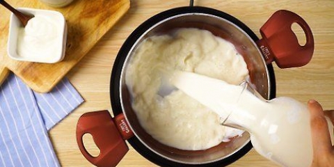 Lage gresk yoghurt