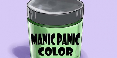 Farg håret med manic panic hårfarge