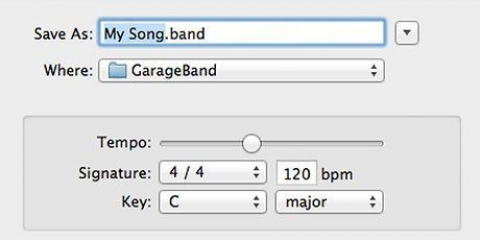 Komponer musikk med garageband