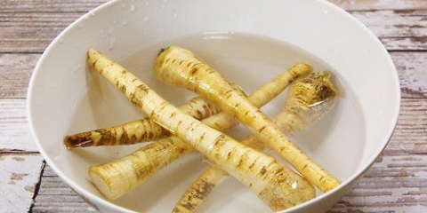 Frysing av pastinakk