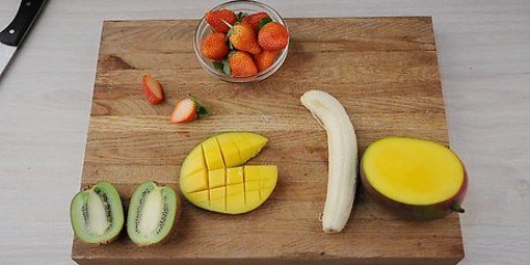 Lage smoothies uten blender