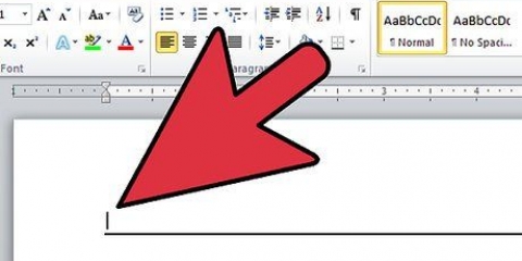 Bli kvitt en horisontal linje i ms word