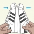 Rengjøring av adidas sko
