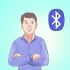 Ved hjelp av en bluetooth-enhet
